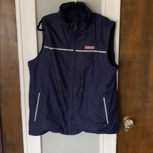 Vineyard Vines vest - blue and silver
